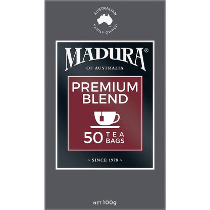 Madura Premium Blend Tea Bags 50 Pack 100g