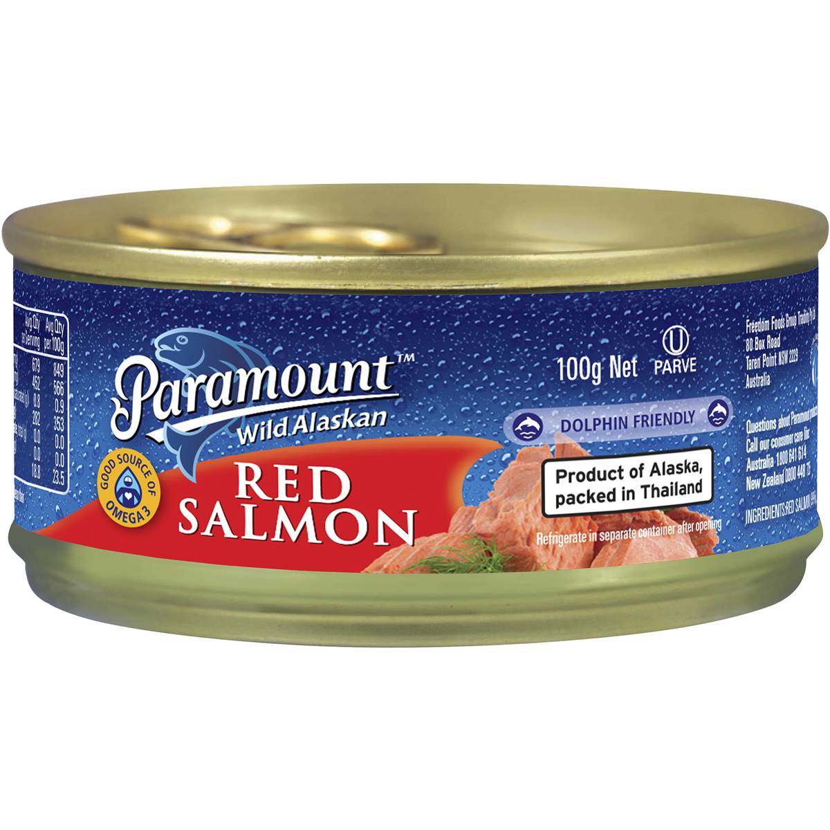 Paramount Red Salmon 100g