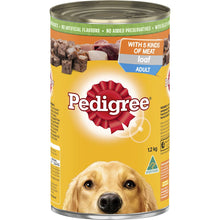 Pedigree Adult Wet Dog Food with Five Kinds of Meat Loaf Can 1.2kg