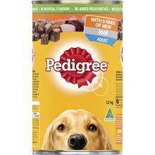 Pedigree Adult Wet Dog Food with Five Kinds of Meat Loaf Can 1.2kg