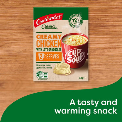 Continental Classics Cup A Soup Creamy Chicken With Lots Of Noodles 60g