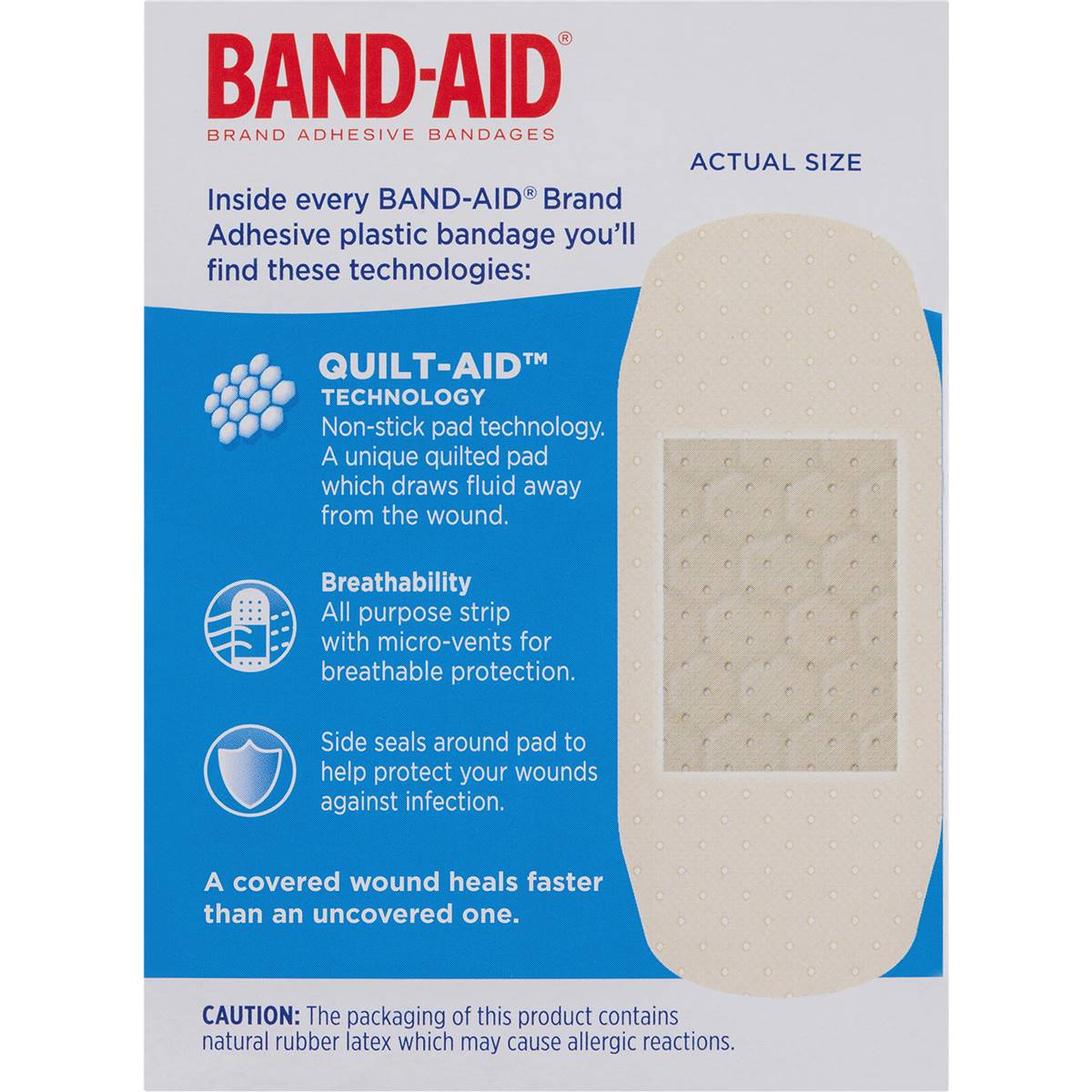 Band-Aid Extra Wide Plastic Strips 40 Pack