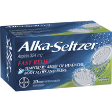 Alka-Seltzer Lemon-Lime Effervescent Tablets 20 Pack