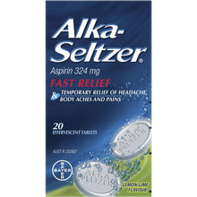Alka-Seltzer Lemon-Lime Effervescent Tablets 20 Pack