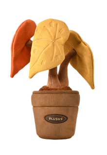 PlushWoods Autumn Begonia Plant Plush With Pot 25cm