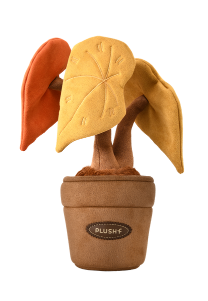 PlushWoods Autumn Begonia Plant Plush With Pot 25cm