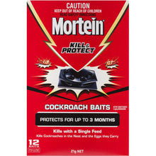 Mortein Kill & Protect Cockroach Baits 12 Pack