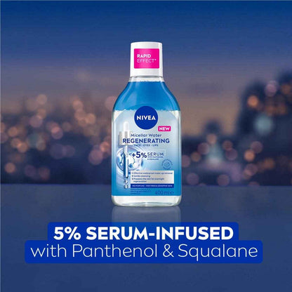 Nivea Regenerating Micellar Water 400ml - 5% Serum with Panthenol and Squalane