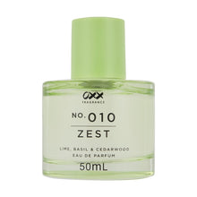 OXX Fragrance No. 010 Zest Eau De Parfum 50ml - Lime, Basil and Cedarwood