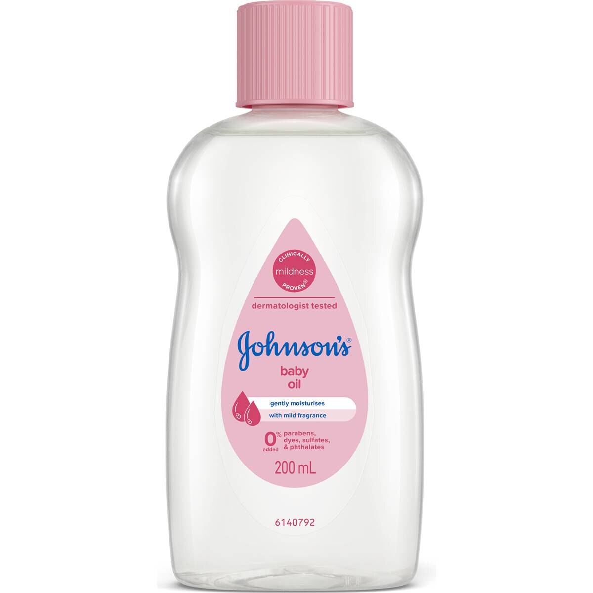 Johnson's Gentle Mild Moisturising Baby Oil 200ml
