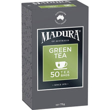 Madura Green Tea Bags 50 Pack 75g