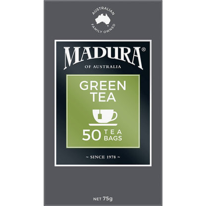 Madura Green Tea Bags 50 Pack 75g