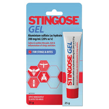Stingose Antiseptic Gel Tube 25g