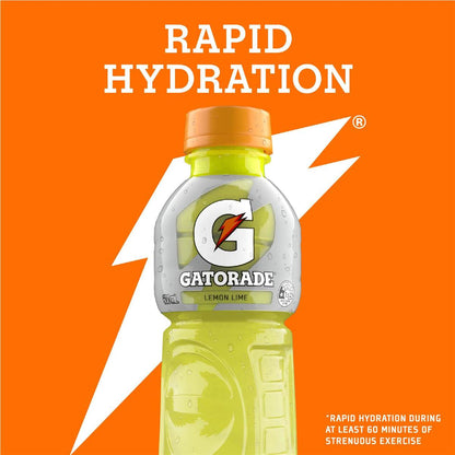 Gatorade Sports Drinks Lemon Lime Electrolyte Hydration Bottle 600ml