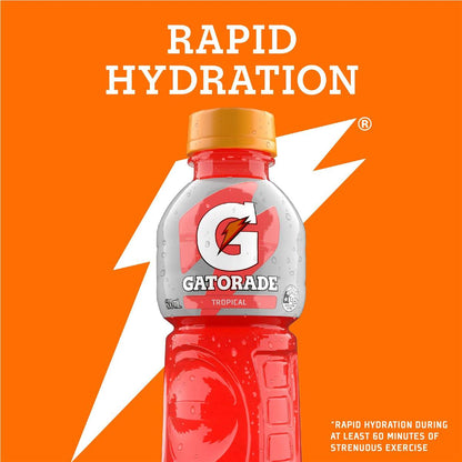 Gatorade Sports Drinks Tropical Electrolyte Hydration Bottle 600ml