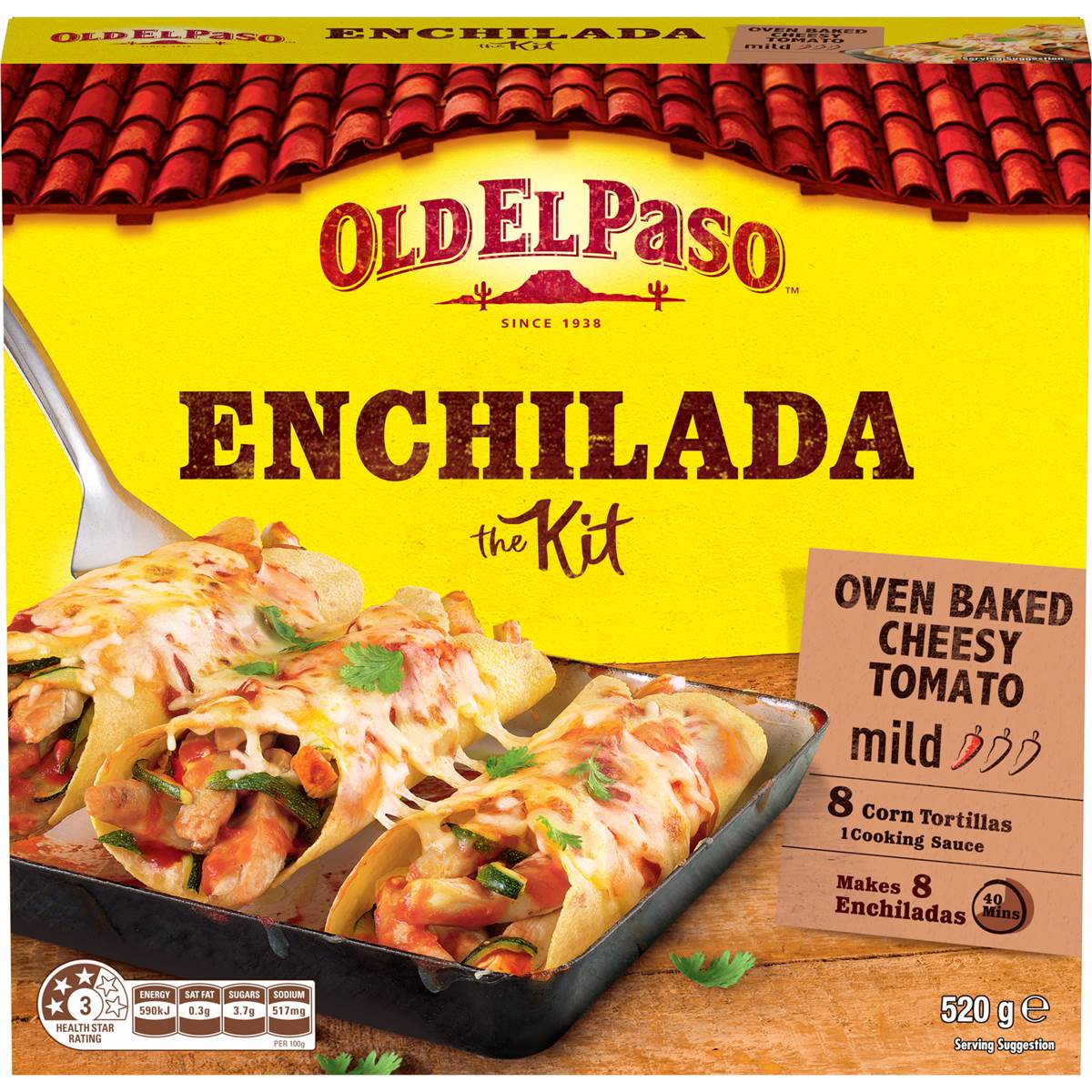 Old El Paso Enchilada Dinner Kit 520g