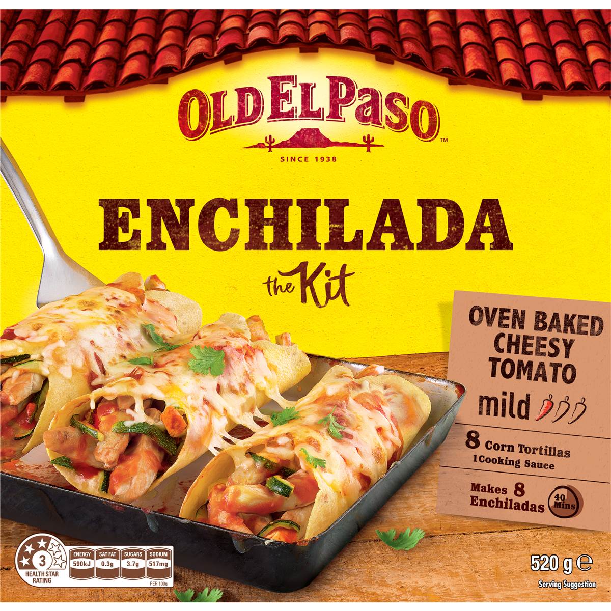 Old El Paso Enchilada Dinner Kit 520g