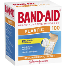 Band-Aid Plastic Strips 100 Pack