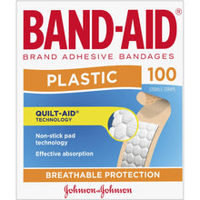 Band-Aid Plastic Strips 100 Pack