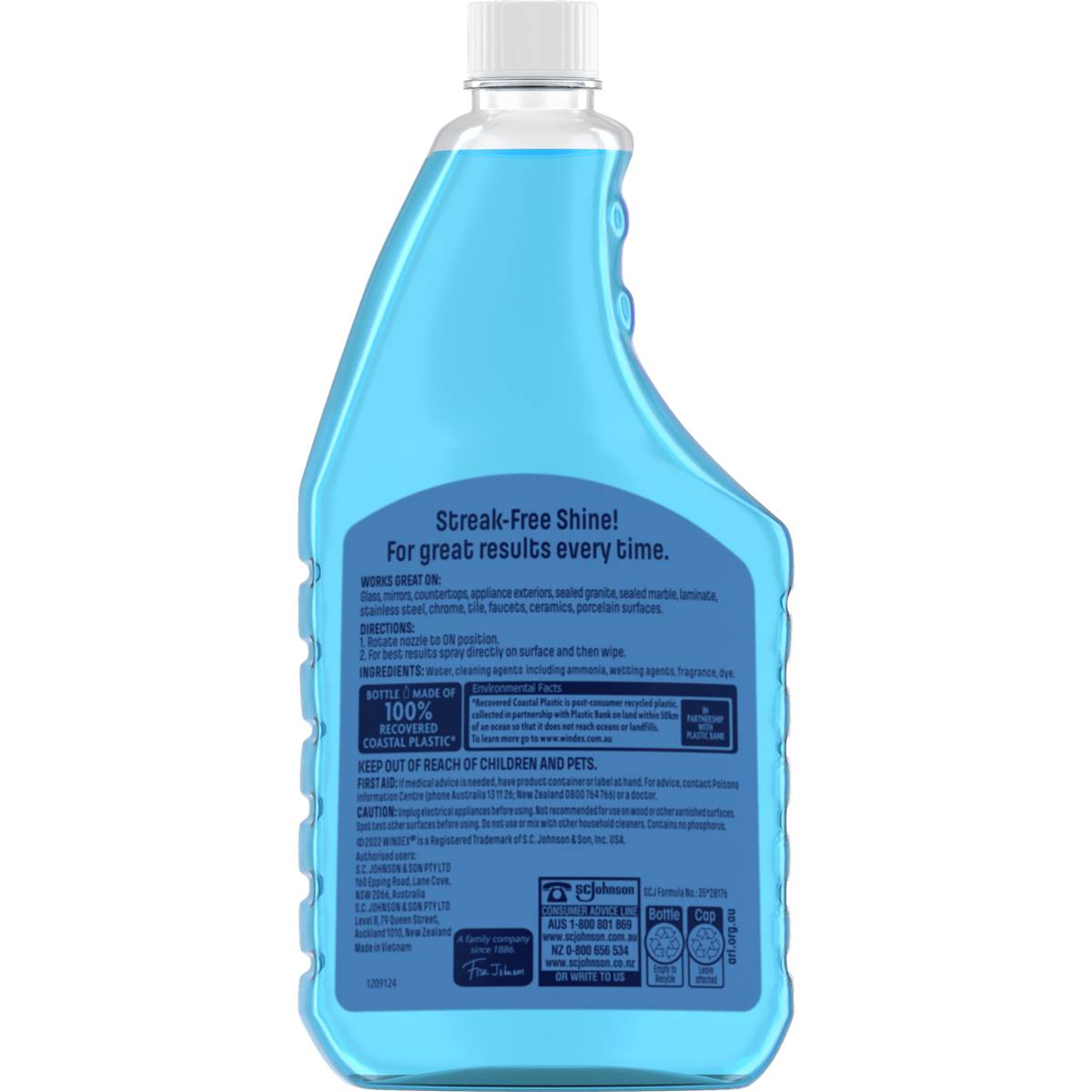 Windex Glass Cleaner Refill Refill 750ml