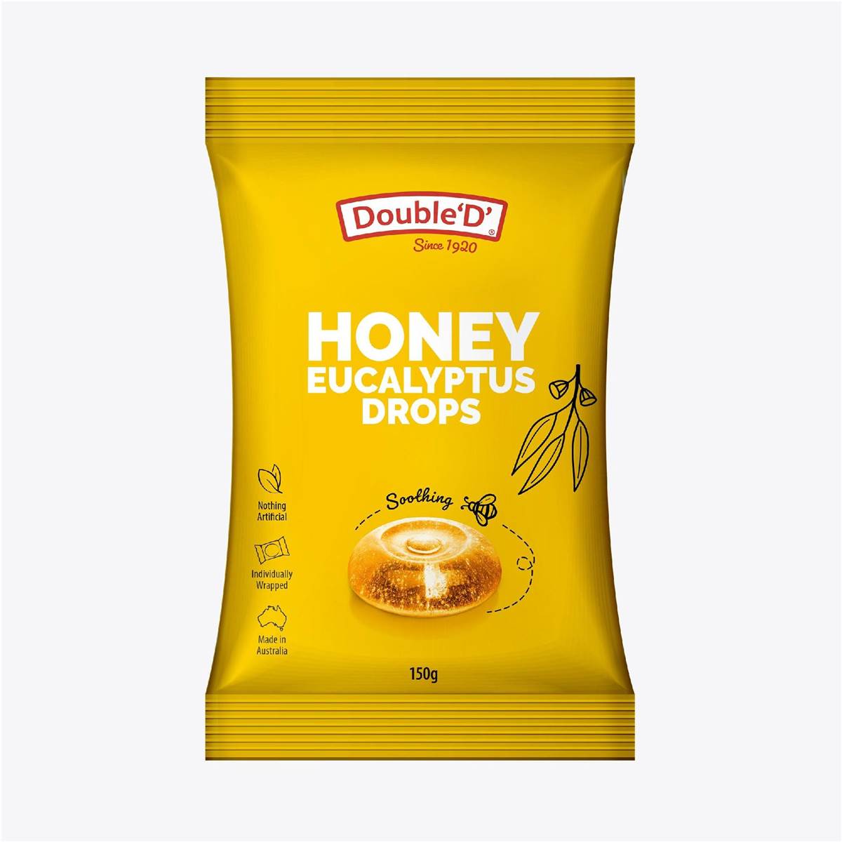 Double 'D' Eucalyptus & Honey Drops 150G
