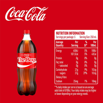 Coca-Cola Classic Soft Drink Bottle 1.25l