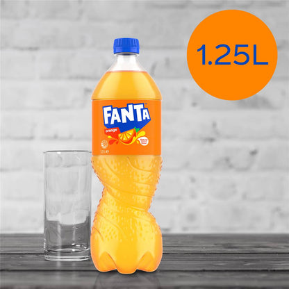 Fanta Orange Soft Drink Bottle 1.25l