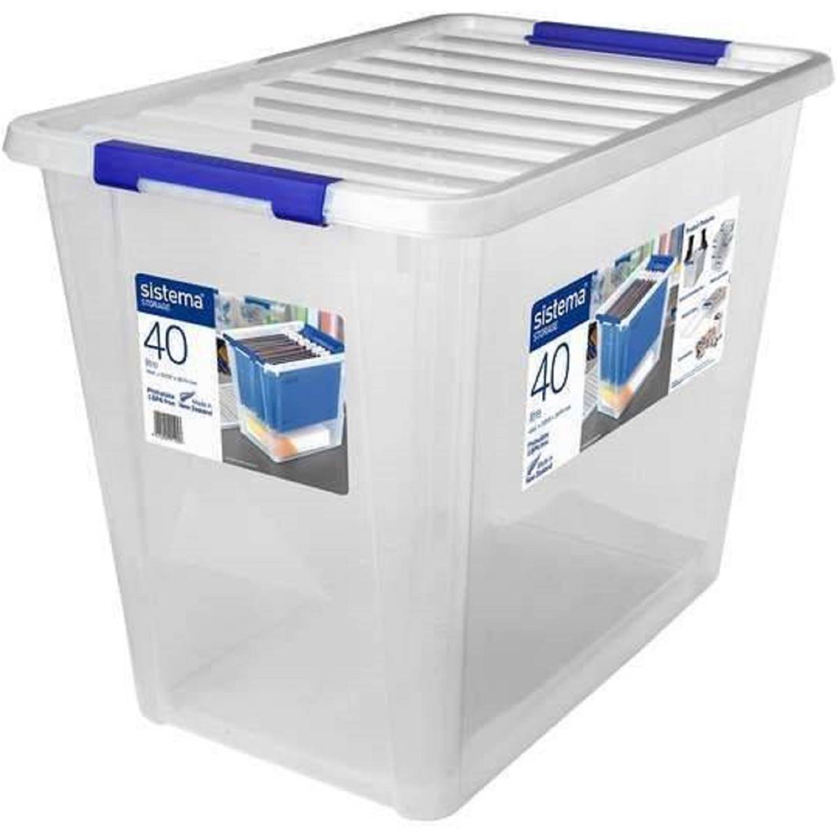 Sistema Storage With Lid 40l Each