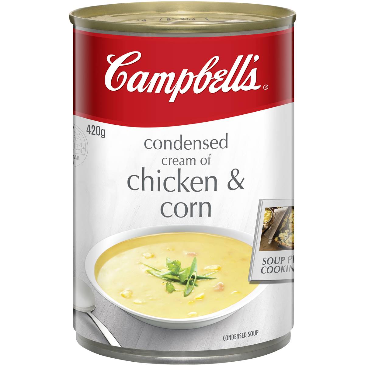 Campbell's Condensed Soup Cream Of Chicken & Corn 420g