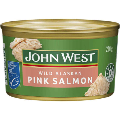 John West Wild Alaskan Pink Salmon 210g