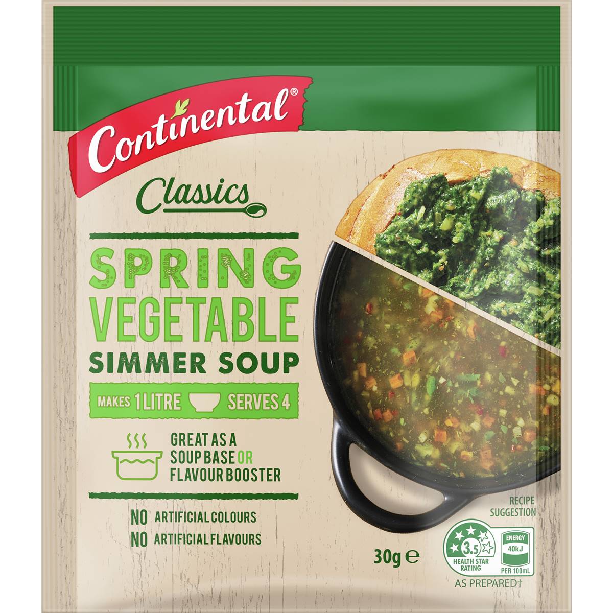 Continental Classics Simmer Soup Spring Vegetable 30g