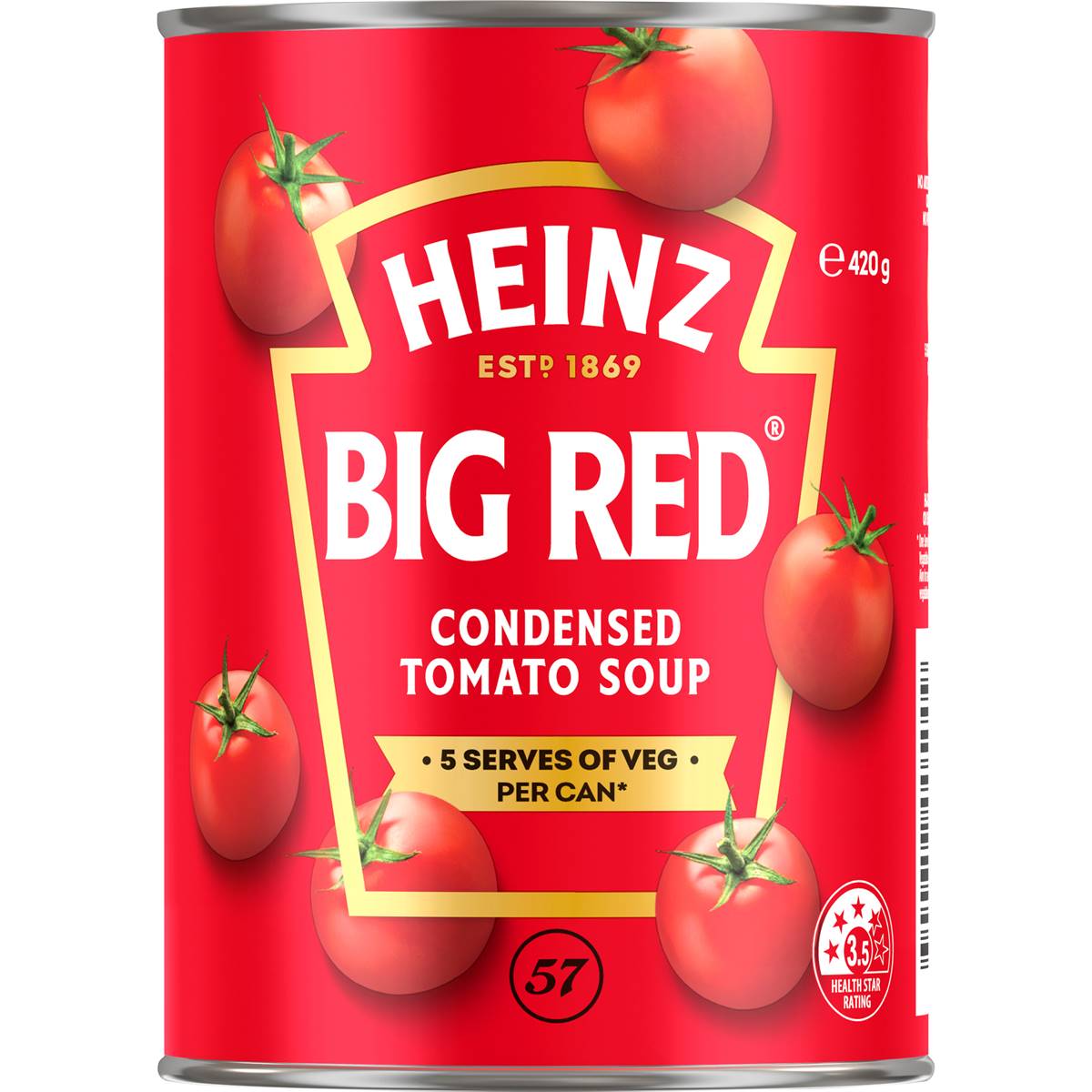 Heinz Big Red Condensed Tomato Soup 420g