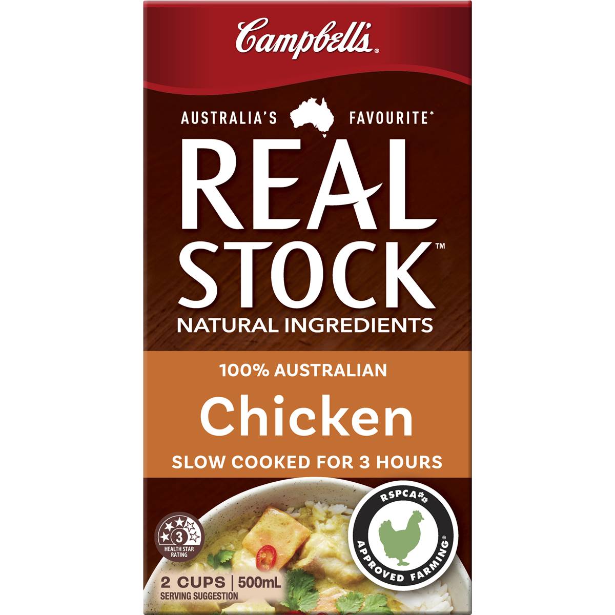 Campbell's Real Stock Chicken Liquid Stock 500ml
