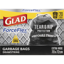 Glad Force Flex Drawstring 56L 20 pack