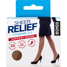 Bonds Sheer Relief Pantyhose Control Support M/ Beige Tall each