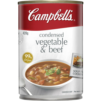 Campbell's Condensed Soup Vegetable & Beef 420g