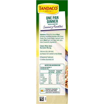 Tandaco One Pan Dinner Savoury Noodles 200g