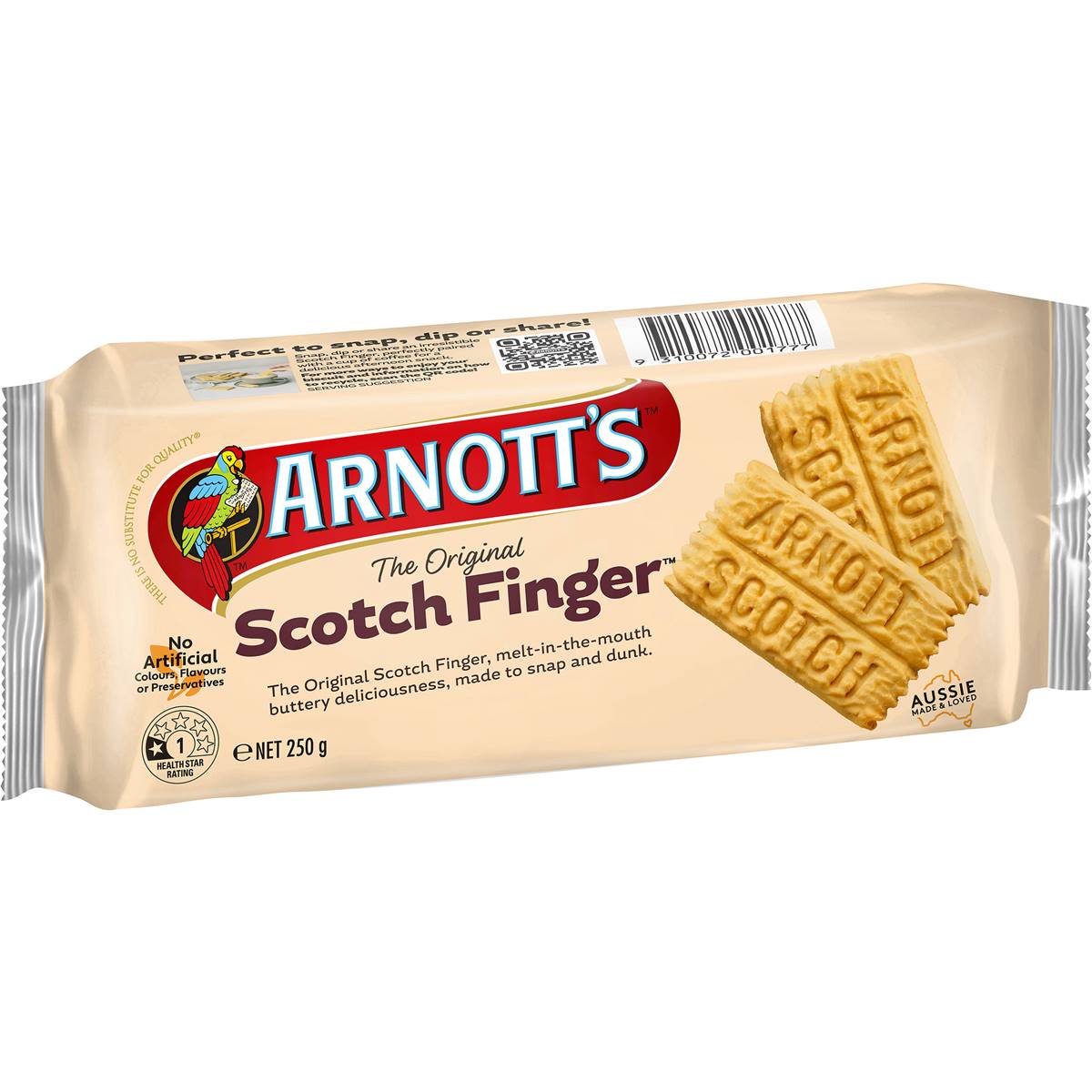 Arnotts Scotch Finger Plain Biscuits 250g