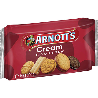 Arnotts Arnott's Cream Favourites Assorted Biscuits 500g