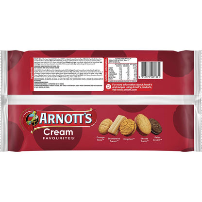 Arnotts Arnott's Cream Favourites Assorted Biscuits 500g