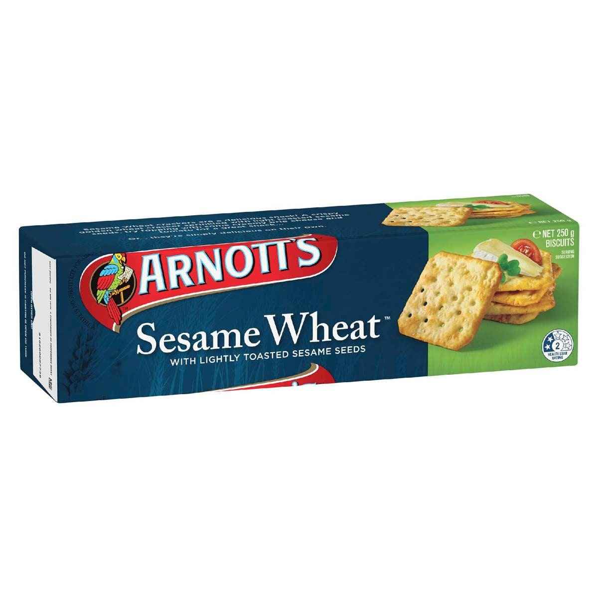 Arnotts Sesame Wheat Crackers 250g