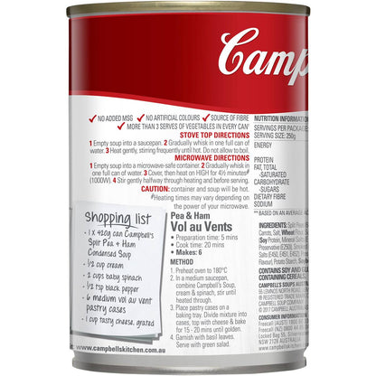Campbell's Condensed Soup Split Pea & Ham 420g