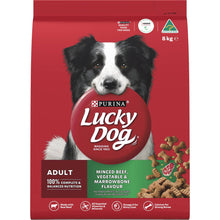 Lucky Dog Adult Minced Beef, Vege & Marrowbone Dry Dog Food 8kg