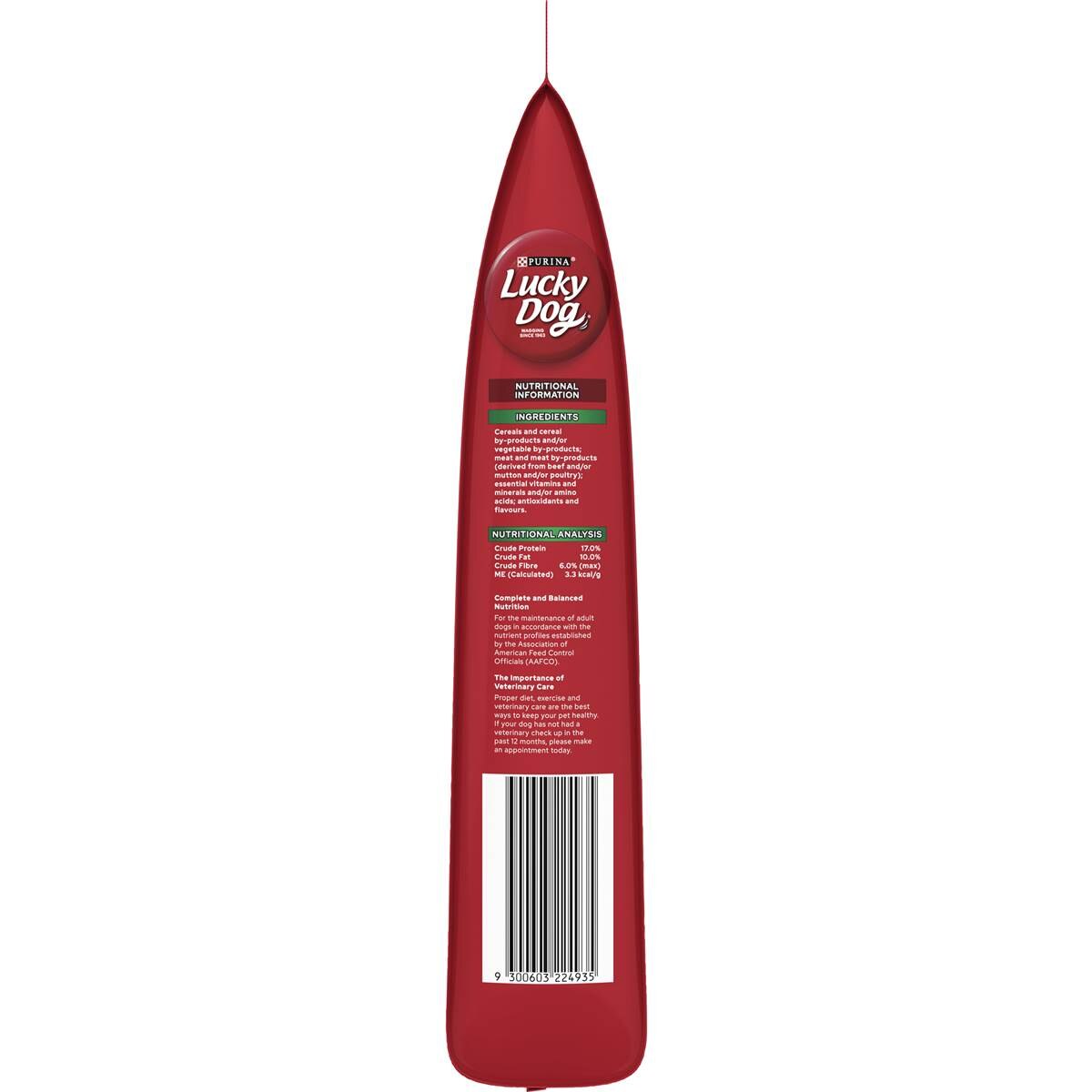 Lucky Dog Adult Minced Beef, Vege & Marrowbone Dry Dog Food 8kg