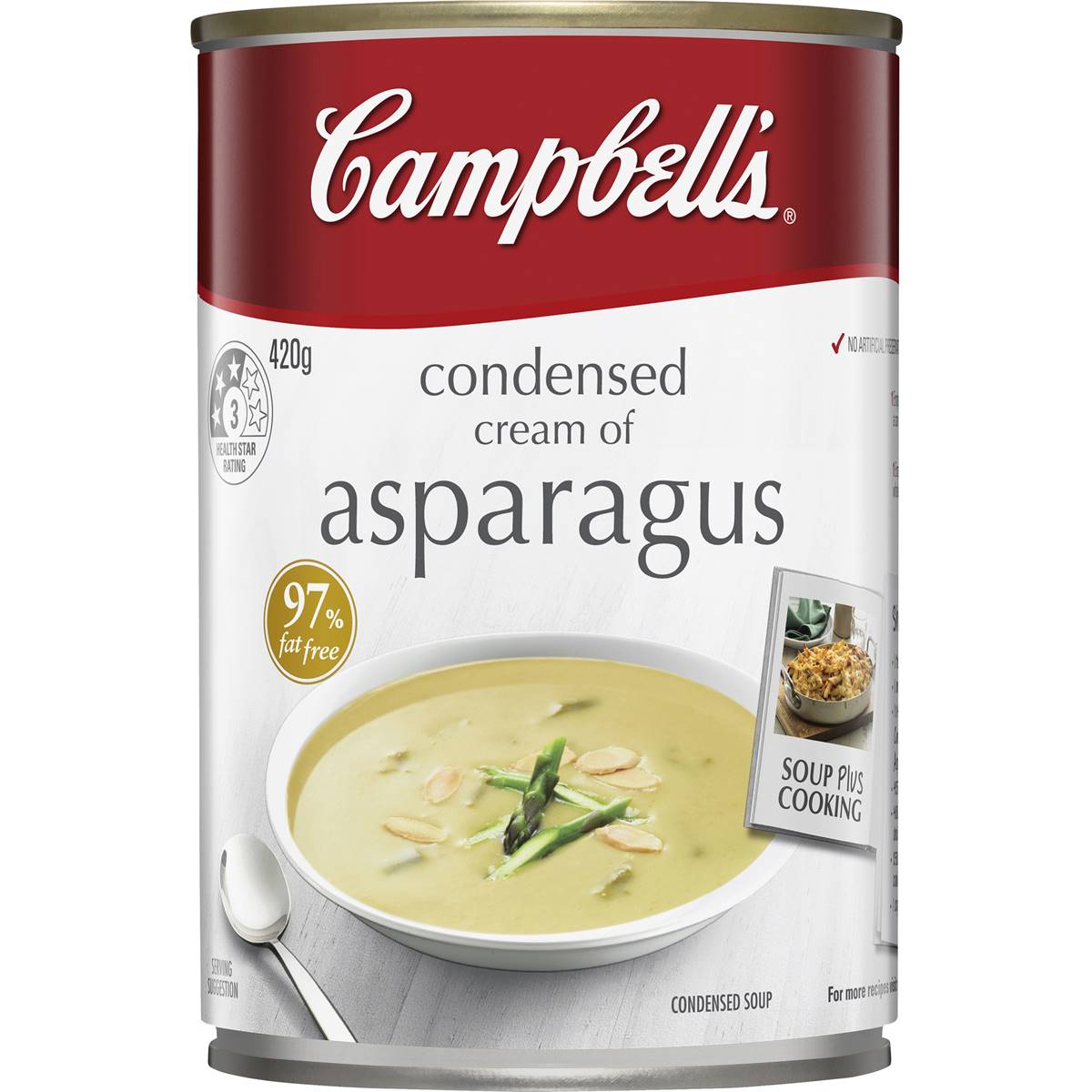 Campbell's Condensed Soup Cream Of Asparagus 420g