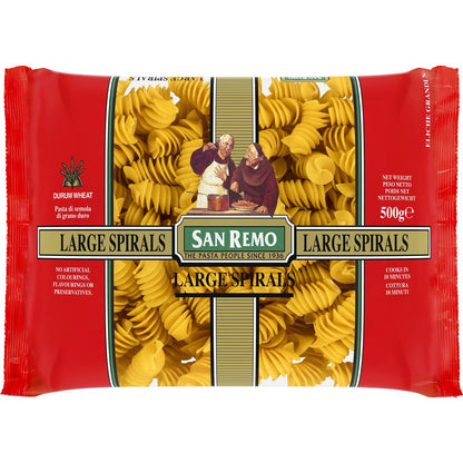 San Remo Spirals Large Pasta 500g