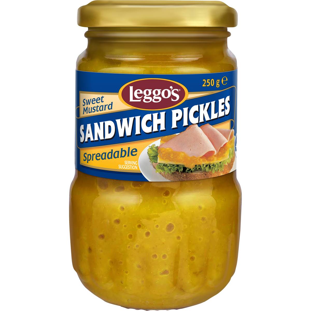 Leggo's Sandwich Pickles Sweet Mustard Spreadable 250g