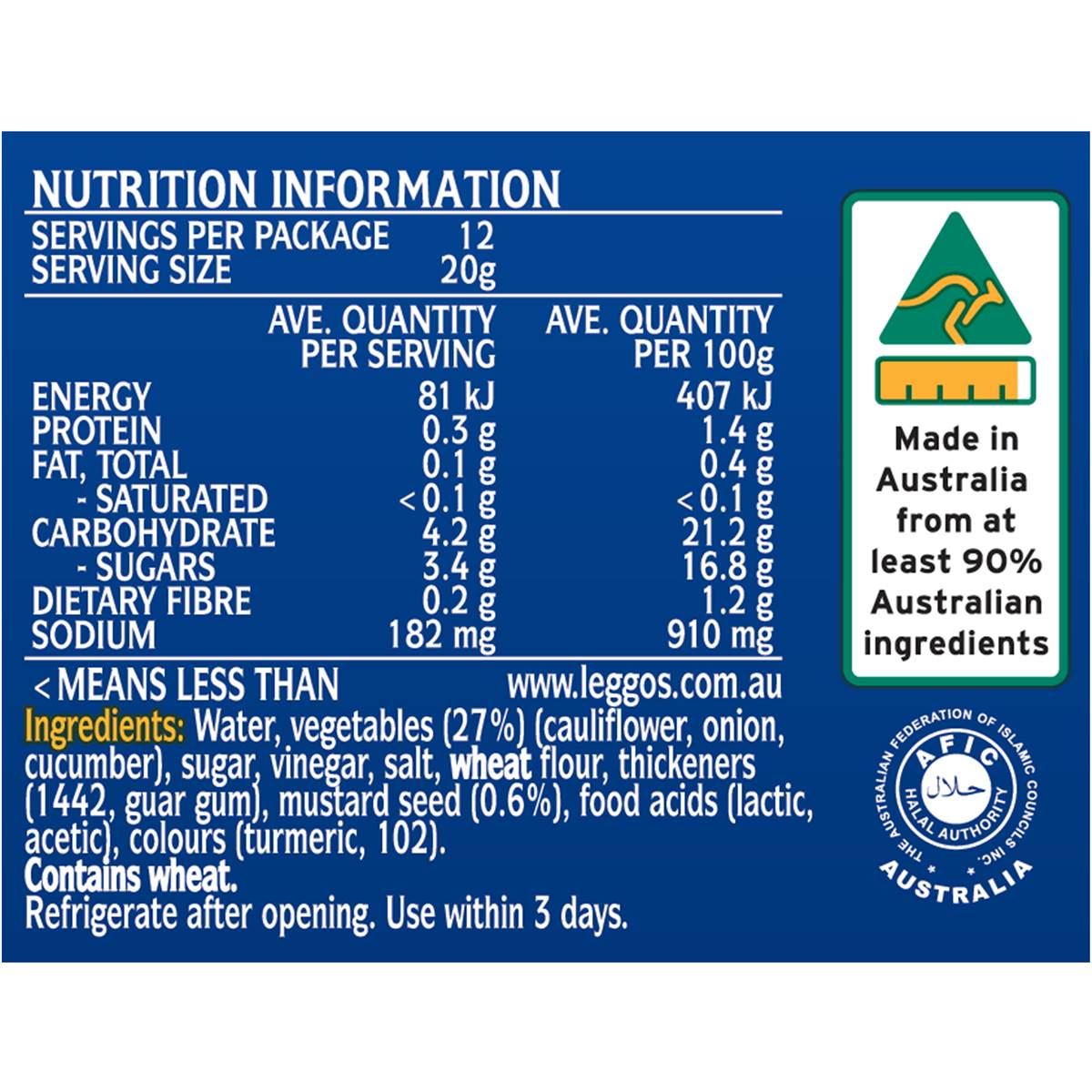 Leggo's Sandwich Pickles Sweet Mustard Spreadable 250g