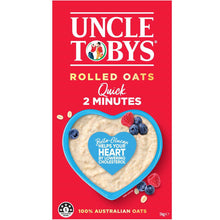 Uncle Tobys Oats Quick Rolled Oats Porridge 1kg