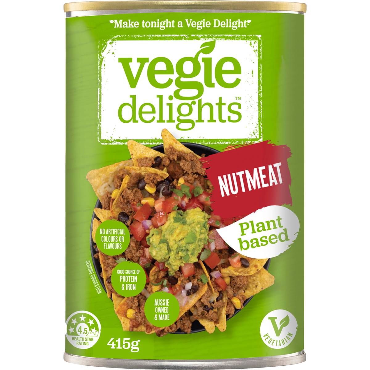 Vegie Delights Plant Based Nutmeat 415g